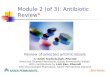 Module 2 (of 3): Antibiotic Review* Review of selected antimicrobials By Keith Teelucksingh, PharmD Infectious Disease Pharmacist, Kaiser Permanente Vallejo