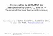 2002-01-24SC25/WG1/N1007, Presentation on Command/Control, ©2002 Farance Inc. 1 Presentation to SC25/WG1 On Interoperability (18012-2) and DCTP (Command/Control