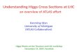 Understanding Higgs Cross Sections at LHC Jianming Qian University of Michigan (ATLAS Collaboration) an overview of ATLAS effort Higgs Physics at the Tevatron