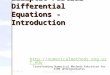 9/16/2015  1 Elliptic Partial Differential Equations - Introduction  Transforming