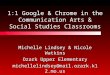 1:1 Google & Chrome in the Communication Arts & Social Studies Classrooms Michelle Lindsey & Nicole Watkins Ozark Upper Elementary michellelindsey@mail.ozark.k12.mo.usnicolewatkins@mail.ozark.k12.mo.us