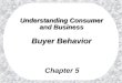 Chapter 5 Understanding Consumer and Business Buyer Behavior