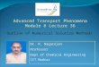 Dr. R. Nagarajan Professor Dept of Chemical Engineering IIT Madras 1 Advanced Transport Phenomena Module 8 Lecture 36 Outline of Numerical Solution Methods
