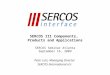 SERCOS III Components, Products and Applications SERCOS Seminar Atlanta September 16, 2009 Peter Lutz, Managing Director SERCOS International e.V