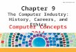 Computer Concepts 2014 Chapter 9 The Computer Industry: History, Careers, and Ethics