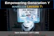 Empowering Generation Y MARK1119 Lecture 7: Jon Wilson (^_^) wj72