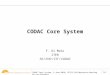 CODAC Core System, 2-June-2010, EPICS Collaboration Meeting Aix-en-Provence Page 1 CODAC Core System F. Di Maio ITER IO / CHD / CIT / CODAC