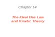 Chapter 14 The Ideal Gas Law and Kinetic Theory. 14.1 Molecular Mass, the Mole, and Avogadro’s Number To facilitate comparison of the mass of one atom