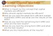 1 Efficient Capital Markets Learning Objectives What is meant by the concept that capital markets are efficient? Why should capital markets be efficient?