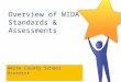 Overview of WIDA Standards & Assessments Amite County School District