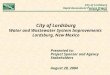 City of Lordsburg Rapid Assessment Process Project Strategic Plan City of Lordsburg Water and Wastewater System Improvements Lordsburg, New Mexico Presented