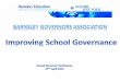 OUTSTANDING GOVERNANCE If you’re tweeting today: #barnsleygovernors See  Twitter: @hamdoneducation