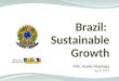 Brazil: Sustainable Growth Min. Guido Mantega April 2010