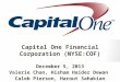 Capital One Financial Corporation (NYSE:COF) December 5, 2013 Valerie Chan, Hisham Haider Dewan Caleb Pierson, Harout Sahakian