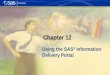 Chapter 12 Using the SAS ® Information Delivery Portal