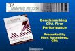 THE ROSENBERG ASSOCIATES LTD.  Benchmarking CPA Firm Performance Presented by Marc Rosenberg, CPA