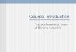 Course Introduction Psychoeducational Issues of Diverse Learners