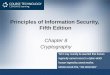 Principles of Information Security, Fifth Edition Chapter 8 Cryptography