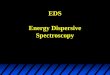 EDS Energy Dispersive Spectroscopy. Background Theory u Introduction to the EDS System –Hardware & Software u X-Ray Signal Generation –Signal Origin,