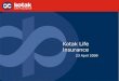 23 April 2009 Kotak Life Insurance. Presentation Structure Kotak Group Kotak Life Insurance Regulatory Compliance 1 2 3