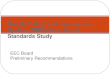 EEC Board Preliminary Recommendations Quality Rating and Improvement System (QRIS) Provisional Standards Study