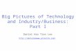 Big Pictures of Technology and Industry/Business: Part I  Daniel Hao Tien Lee