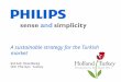 A sustainable strategy for the Turkish market Willem Rozenberg CEO Philips Turkey