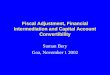 Fiscal Adjustment, Financial Intermediation and Capital Account Convertibility Suman Bery Goa, November 1 2002