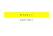 MATTER CHAPTER 2 2.1 WHAT IS CHEMISTRY? MATTER – HOW IT CHANGES – Chemistry is the study of ____ and how it ___. Make list of some things that are matter