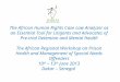 The African Human Rights Case Law Analyzer as an Essential Tool for Litigants and Advocates of Pre-trial Detention and Mental Health The African Regional