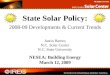 State Solar Policy: 2008-09 Developments & Current Trends Justin Barnes N.C. Solar Center N.C. State University NESEA: Building Energy March 12, 2009
