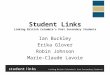 Student Links Linking British Columbia’s Post Secondary Students Ian Buckley Erika Glover Robin Johnson Marie-Claude Lavoie