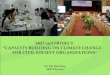 SRD and PROJECT “CAPACITY BUILDING ON CLIMATE CHANGE FOR CIVIL SOCIETY ORGANIZATIONS” Vu Thi Bich Hop SRD Director