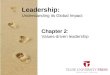 Leadership: Understanding its Global Impact Chapter 2: Values-driven leadership