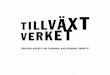 1. SWEDISH AGENCY FOR ECONOMIC AND REGIONAL GROWTH 2 Innovation in companies and regions Easier for companies Tillväxtverket