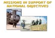 MISSIONS IN SUPPORT OF NATIONAL OBJECTIVES. OVERVIEW Iranian Hostage Rescue Attempt Operation Urgent Fury/Grenada Operation El Dorado Canyon/Libya Operation