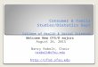 Consumer & Family Studies/Dietetics Dept College of Health & Social Sciences Welcome New CFS/D majors August 26, 2015 Nancy Rabolt, Chair nrabolt@sfsu.edu