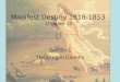 Manifest Destiny 1818-1853 Chapter 12 Section 1 The Oregon Country