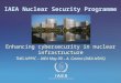 IAEA International Atomic Energy Agency IAEA Nuclear Security Programme Enhancing cybersecurity in nuclear infrastructure TWG-NPPIC – IAEA May 09 – A