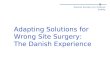 Danish Society for Patient Safety Adapting Solutions for Wrong Site Surgery: The Danish Experience