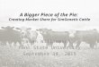 A Bigger Piece of the Pie: Creating Market Share for SimGenetic Cattle Ben Williamson Penn State University September 14, 2015