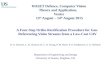 WASET Defence, Computer Vision Theory and Application, Venice 13 th August – 14 th August 2015 A Four-Step Ortho-Rectification Procedure for Geo- Referencing