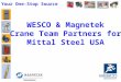 Your One-Stop Source WESCO & Magnetek Crane Team Partners for Mittal Steel USA