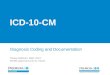 Teresa Stallman, MBA, RHIT AHIMA Approved ICD-10 Trainer Diagnosis Coding and Documentation ICD-10-CM