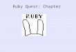 Ruby Quest: Chapter. The large figure stands in the doorway, blocking Tom and Ruby's exit