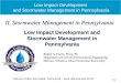 Low Impact Development and Stormwater Management in Pennsylvania Villanova Urban Stormwater Partnership –  II 1 Low Impact Development