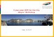 5 year plan (IDP) for the City Mayco Workshop Date: 15.02.07