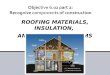 ROOFING MATERIALS, INSULATION, AND HOUSING SYSTEMS