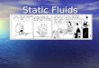 Static Fluids Objectives: you should be able to: Define and apply the concepts of density and fluid pressure to solve physical problems. Define and apply
