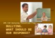 EMS ISD Bullying Prevention Plan:. How is bullying addressed? Student Handbook definition: “Bullying occurs when a student or group of students directs